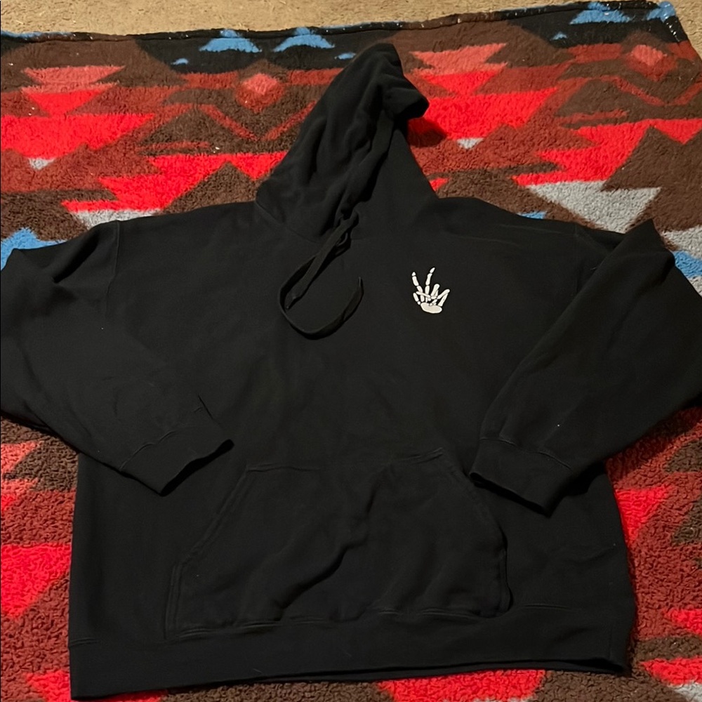 Black Hoodie Sweater